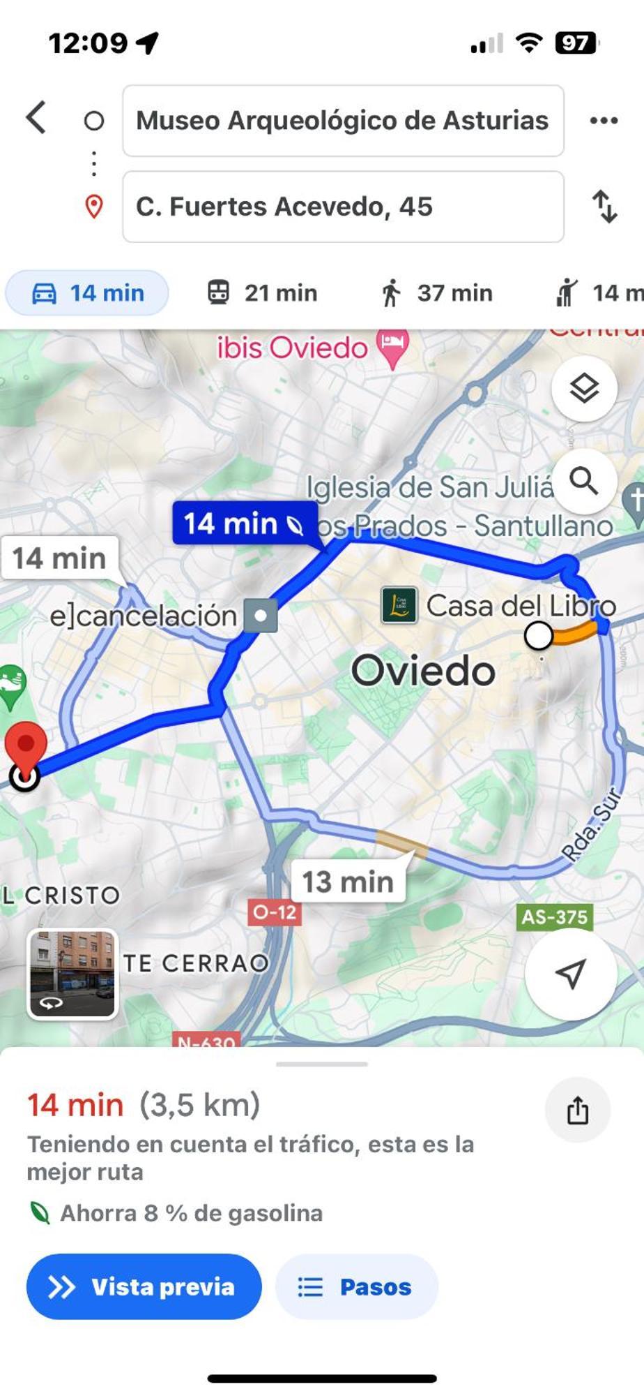 Vistas Monte Naranco Apartamento Con Parking 5Euros Al Dia Oviedo Exterior photo